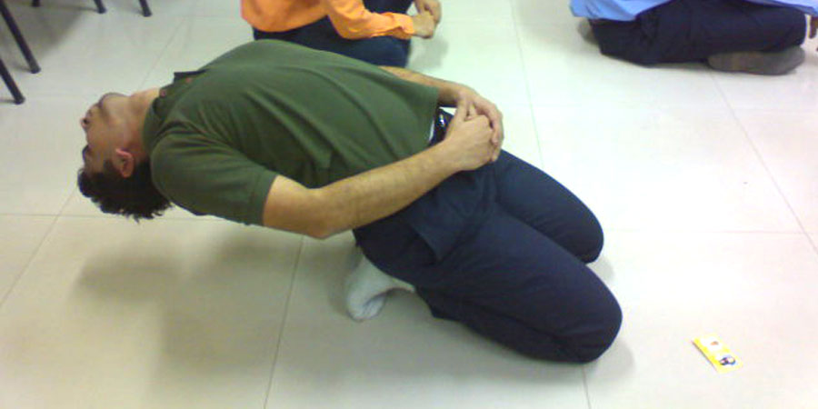 GSSY practitioners undergoing Automatic Yogic Movements