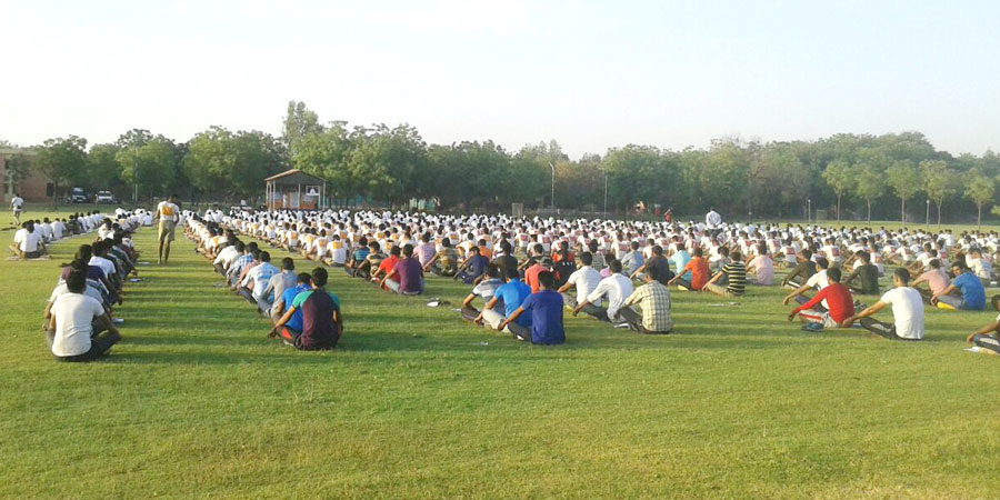 Meditation session organized for B.S.F Jodhpur