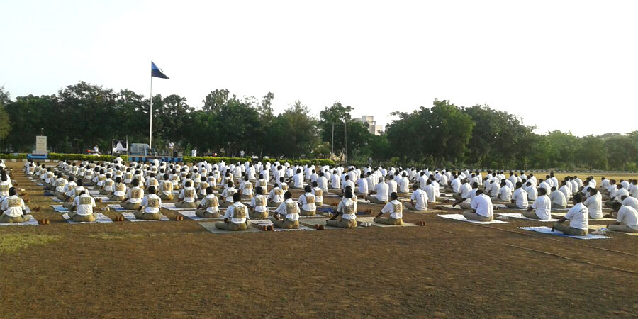 Meditation session organized for Police Headquarters, Jamnagar, Gujarat in October'2016