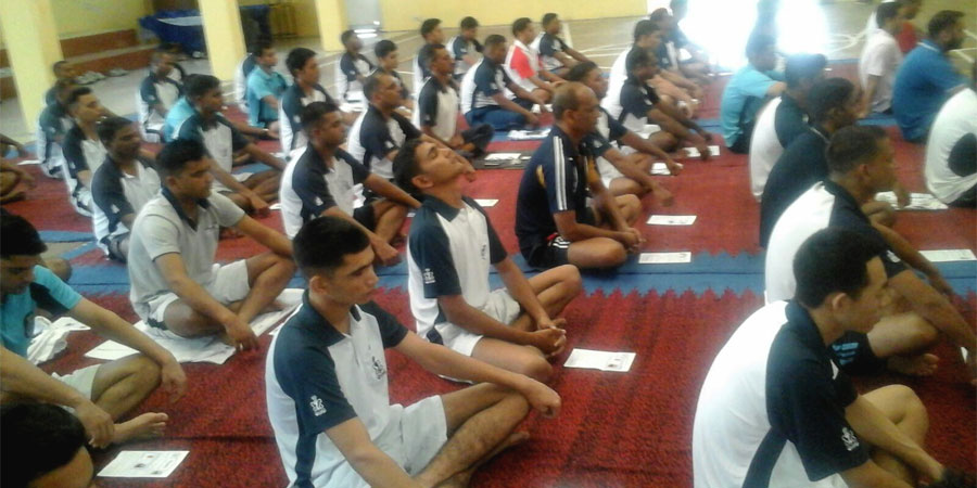 Meditation session organized for Navy Coast Guard, Andaman and Nicobar Islands on Sep'2015