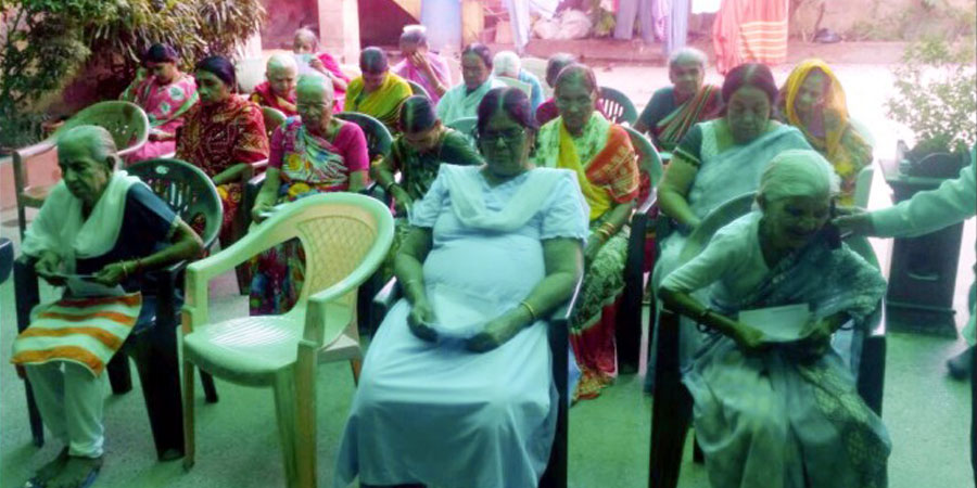 संजीवनी वृद्ध आश्रम, रायपुर, छत्तीसगढ़ के लिए जून'2018 में सिद्धयोग ध्यान शिविर का आयोजन