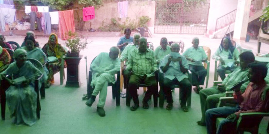 संजीवनी वृद्ध आश्रम, रायपुर, छत्तीसगढ़ के लिए जून'2018 में सिद्धयोग ध्यान शिविर का आयोजन