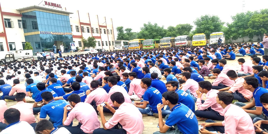 सितंबर’2018 में बंसल पब्लिक स्कूल, जयपुर में सिद्धयोग ध्यान शिविर का आयोजन किया गया।