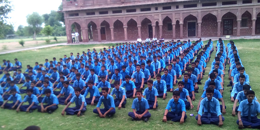 Meditation session organized for Chopasani Senior Secondary School, Jodhpur in June'2016